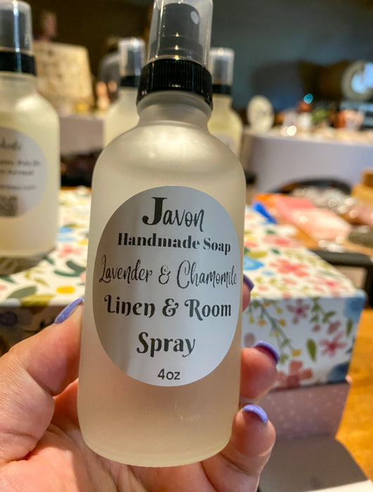 Linen and room spray to freshen up any room any time